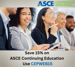 Save 15% on ASCE Continuing Education 
